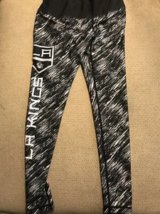 Women's Los Angeles Kings NHL Running Leggings Compression Pants Small S - Picture 1 of 1