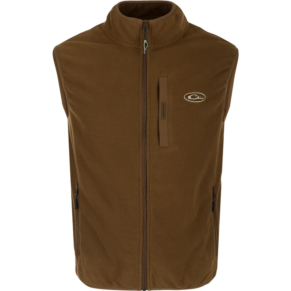 New Drake Waterfowl Men's Camp Fleece Vest - Image 1 of 1