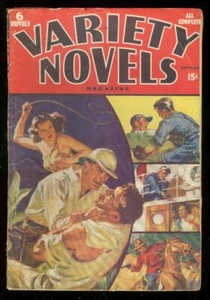 PULP: Variety Novels Pulp #1 9/1938- Norman Saunders - VG - Picture 1 of 1