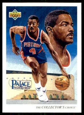 1992-93 Upper Deck Joe Dumars Detroit Pistons #53 - Image 1 of 2
