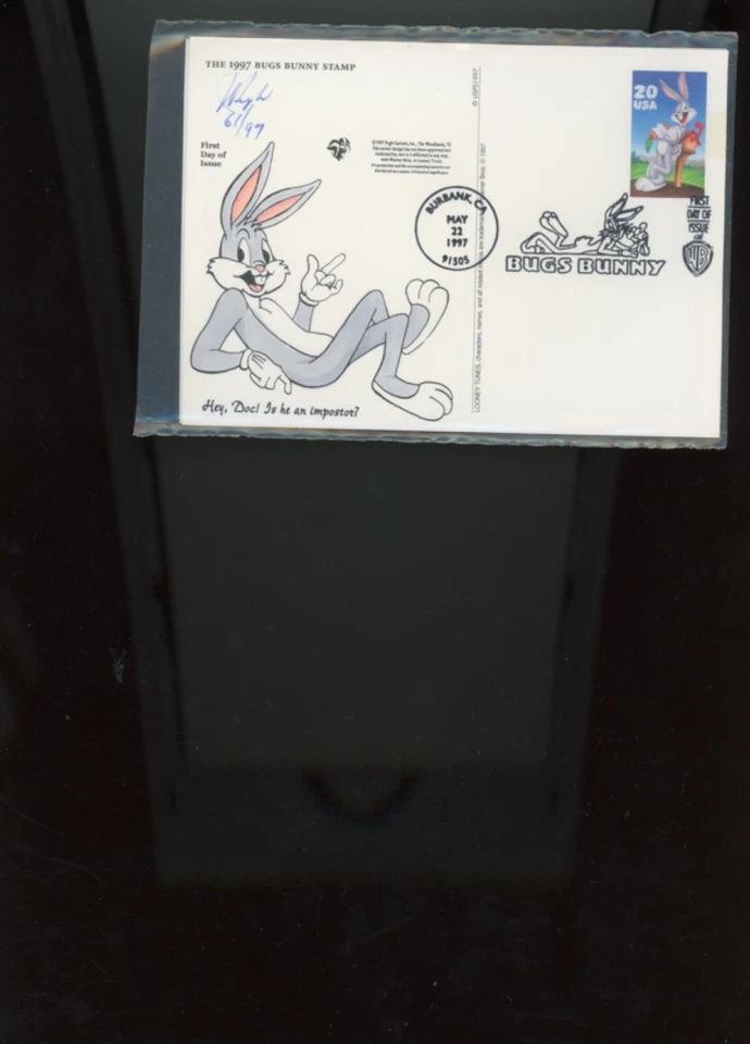 Bugs Bunny Pugh cachet FDC post card (mb22 - Image 1 of 1