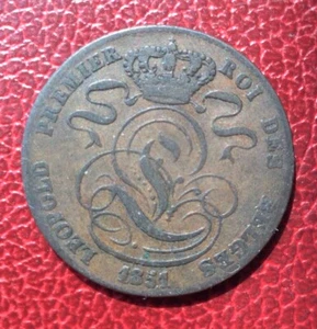Belgique - Léopold Ier -  monnaie de  5 Centimes 1851 - Picture 1 of 2