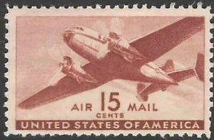 SC#C28 - 15c Twin-Motored Transport Plane MNH - Bild 1 von 1