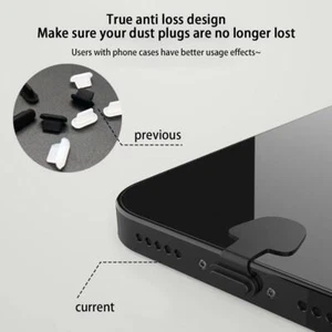 USB Type C Dust Plugs For Loss Prevention and Charging Protectio Port J2O0 - Zdjęcie 1 z 16
