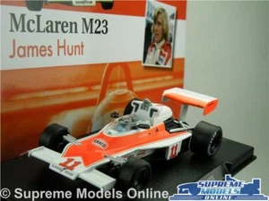 MCLAREN M23 FORMULA 1 RACING MODEL CAR JAMES HUNT 1:43 SCALE 1976 ONE K8Q - Picture 1 of 5