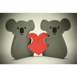 Koala Love Deko - Bild 1 von 4