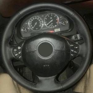 Cubierta de cuero del volante para BMW M Sport E36 1996-2000 E39 1995-2001 M3 M5 - Imagen 1 de 9