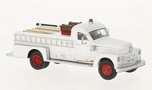 BREKINA BOS87506 Seagrave 750 Fire Motore Bianco 1958 H0