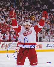 Tomas Holmstrom SIGNED 8x10 Photo Detroit Red Wings PSA/DNA AUTOGRAPHED