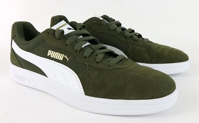 Puma Astro Kick Men's Casual Shoes Green Olive/White 369115-02 - Image 1 of 3