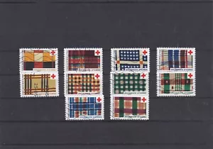 FRANCE 2022 CROIX ROUGE SERIE COMPLETE DE 10 TIMBRES OBLITERE - Foto 1 di 1
