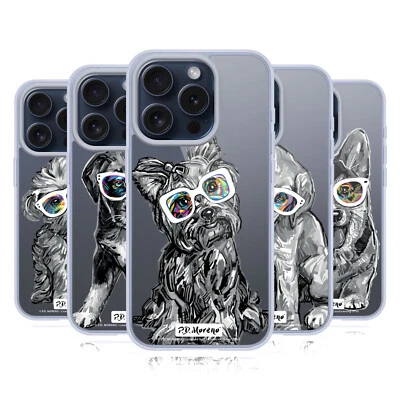 OFICIAL P.D. FUNDA GEL SUAVE MORENO BLANCO Y NEGRO PERROS PARA TELÉFONOS APPLE iPHONE Foto 1 de 4