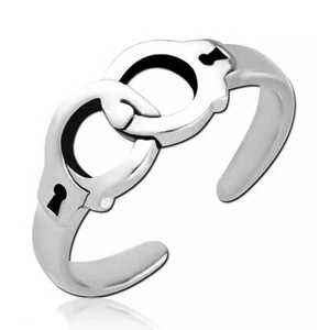 Bague d'orteil acier Menottes - Foto 1 di 1