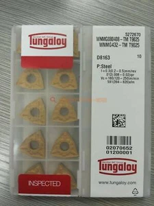 10PCS NEW Tungaloy Carbide Inserts WNMG080408-TM T9025 - Picture 1 of 2