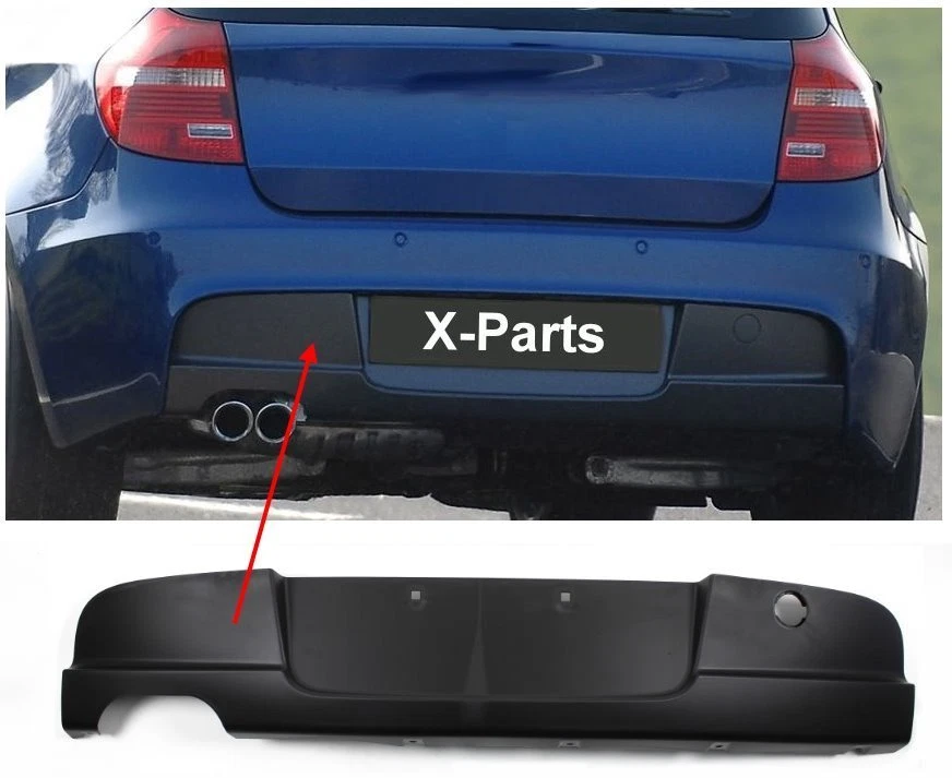 Diffuseur Arrière Pour BMW 1er E81 E87 04-13 Pare-Chocs Performance - Photo 1/1