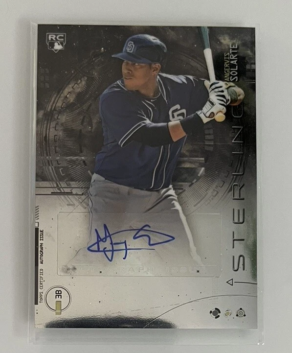 2014 Bowman Sterling Rookie Auto Yangervis Solarte #BSRA-YS RC San Diego Padres - Image 1 of 2
