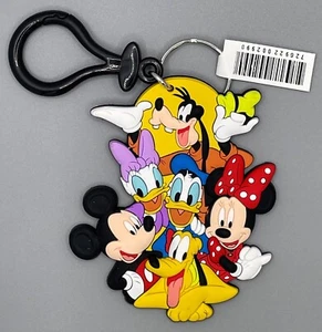 Disney Schlüsselanhänger - Mickey, Minnie, Daisy, Donald & Goofy - Neu (Gummi) - Bild 1 von 1