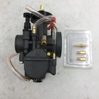 PWK30 30mm BLACK Carburettor Racing Round Head for Keihin Carb 30PWK for YAMAHA