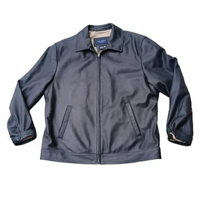 Daniel Cremieux Men’s Black Leather Jacket L See Defects On Pictures  - Picture 1 of 21