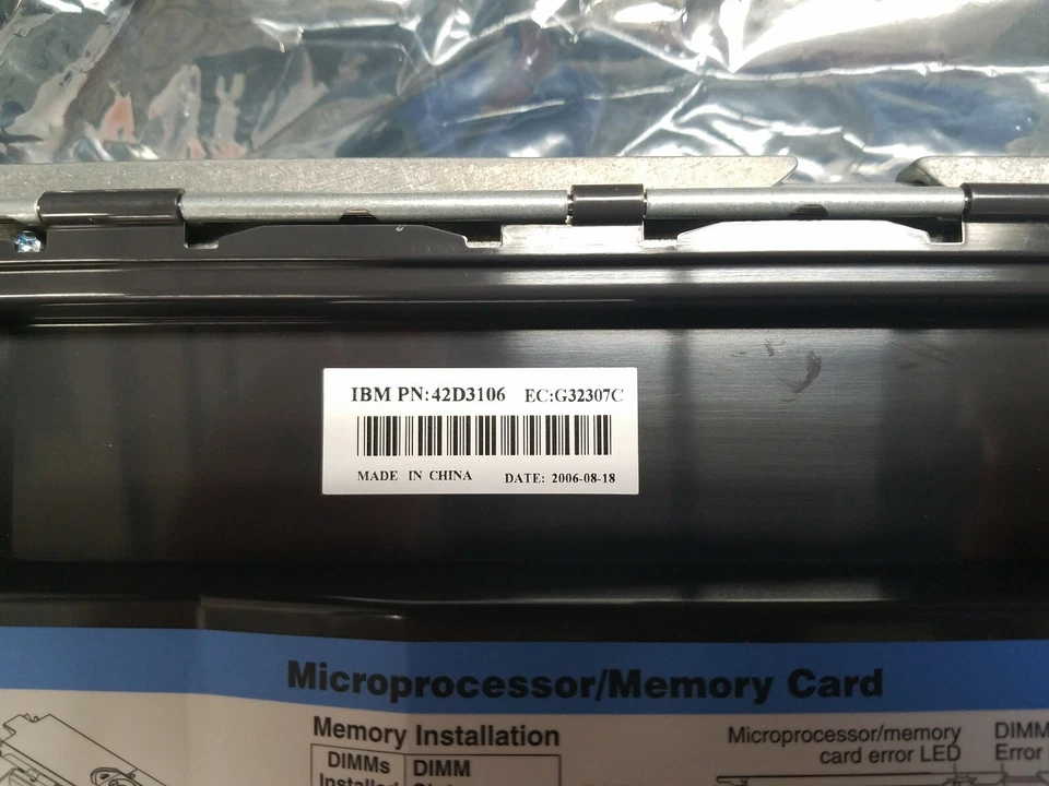 Módulo de caché Opteron IBM 3,2 GHz 2x1 MB L2 120 W CPU de doble núcleo 44R6036 42D3106 Foto 1 de 4