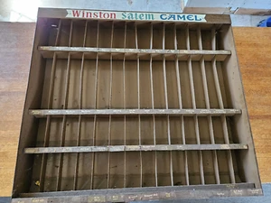 Vintage Metal Cigarette  Store Display Sales Rack Case - Winston, Salem, Camel - Picture 1 of 15