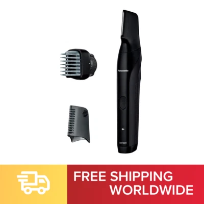 Panasonic ER-GK82-K Body Hair Trimmer Portable Battery Type Waterproof Body Care - Image 1 of 4