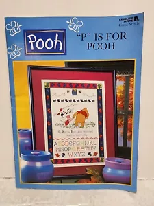 P Is For Pooh Cross Stitch Pattern Book Color Tigger Piglet Eeyore Leisure Arts - Picture 1 of 4