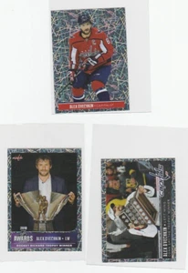 ALEX OVECHKIN 2017-18 PANINI AUFKLEBER FOLIE SP SET (3) LASER #252 AUSZEICHNUNGEN #4 #569 - Bild 1 von 2