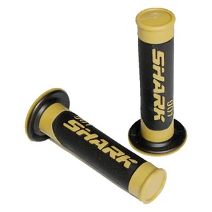 22mm Handle Bar Throttle Yellow Shark Hand Grips 125cc PIT PRO Trail Dirt Bike - Bild 1 von 4