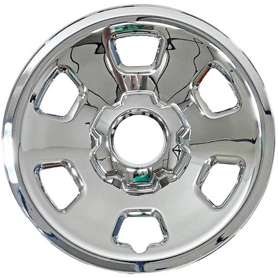 ONE SINGLE 2021-2022 CHEVROLET COLORADO IMP-102X 17" STEEL RIM CHROME WHEEL SKIN - Image 1 of 4
