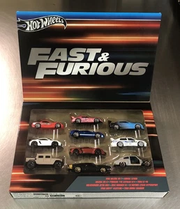 HOT WHEELS FAST & FURIOUS FACTORY SEAL COLLECTORS BOX SET OF 10  1:64 SCALE - Picture 1 of 11