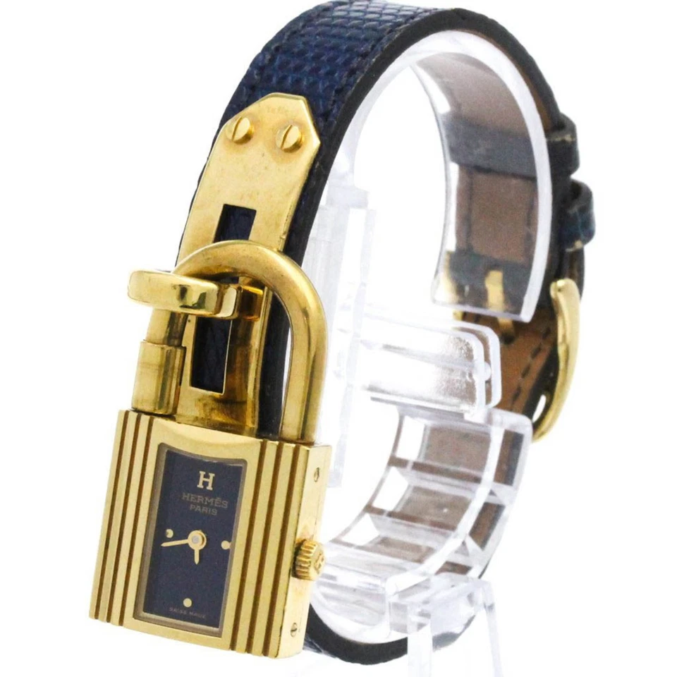 Reloj HERMES Kelly Chapado en Oro Cuero Cuarzo Damas BF586529 Foto 1 de 1