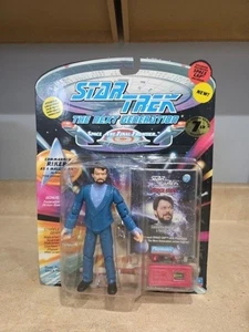 Playmates 1993 Star Trek The Next Generation con tarjeta Skybox Commander Riker - Imagen 1 de 2