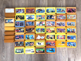 Wholesale Famicom Dendy NES Yellow Casette Video Games. Empty cases