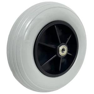 8" X 2" (200X50) Caster Solid Rubber Front Rear Caster Tires Wheels Assembly for - Picture 1 of 7