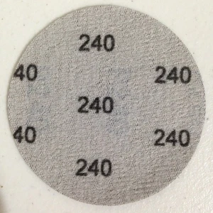 ONE 240 Grit 3" 75mm DRY Silicon Carbide Sandpaper Hook Loop Sand Paper for Car - Picture 1 of 2
