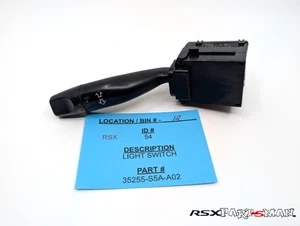 ACURA RSX Honda 35255-S5A-A02 LIGHT Switch Assembly, Lighting & Turn Signal - Picture 1 of 6