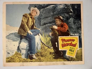 Vintage Lobby Card Pioneer Marshal 11"x14"  Western Republic Picture Monte Hale - Picture 1 of 4
