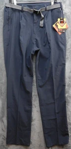 Nassau Pants Mens 36 Navy Blue Wind Block Warm Stretch Technical Outdoor Hiking - Picture 1 of 16