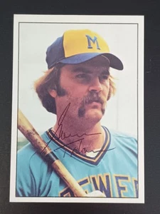 1975 SSPC #243 Gorman Thomas Autograph Card - Picture 1 of 3