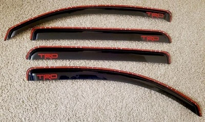 trd in-channel window door visors for toyota tacoma 2016-2023 4 door - Image 1 of 3