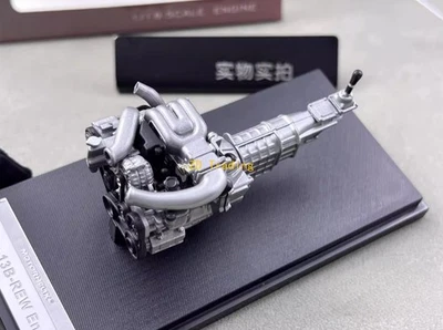 ZD MH 1:18 JDM 13B-REW RX7 FD Turbo Motor Modelo Diecast Metal Coche BN Foto 1 de 4