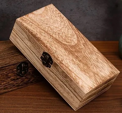 Personalised Wooden Memorial Keepsake Memory Box Remembrance Christmas Gift - Image 1 of 3