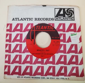 Ray Charles WHAT I'D SAY (GREAT SOUL 45) #2031 PLAYS VG+ TO VG++ - Picture 1 of 5