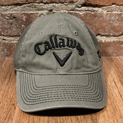 Callaway Razr Odyssey Hat Cap - Strap Back Adult - Army Green - 100% Cotton - Photo 1/4