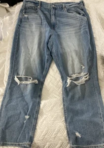 American Eagle Mom Jeans Damengröße 18R abgenutzt - Bild 1 von 9