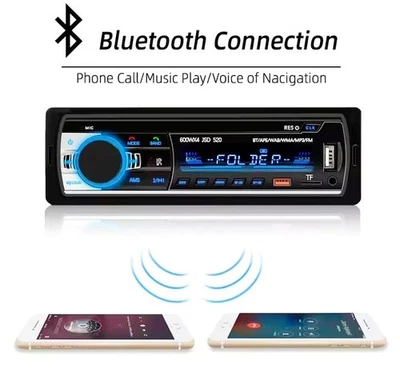  Autoradio 1din Multimediale Bluetooth-AUX Universale USB/SD Con 1 Dash Ingresso - Immagine 1 di 4