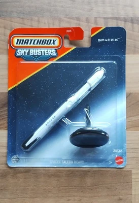 Matchbox Sky Busters Series SpaceX Falcon Heavy Die-cast Rocket Brand New - Image 1 of 4