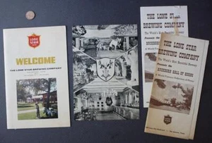 1960-70er Ära San Antonio Texas Lone Star Bier VIER Reiseführer Broschüren Set COOL-- - Bild 1 von 1