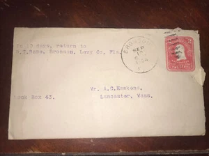 1904 Bronson Fl. (Small Town) Levy County To Lancaster Mass. - Picture 1 of 3